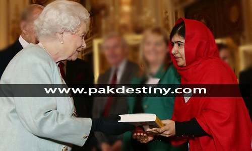Has-Malala-committed-blasphemy-malala-yousufzai-with-queen-elizabeth-giving-her-book-pakdestiny