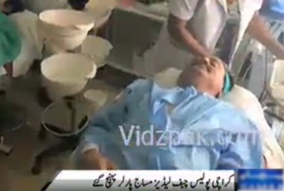 Ghulam Qadir Thebo in ladies massage center