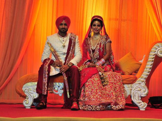 Harbhajan Singh takes the wedding plunge with Geeta Basra Check out marriage day shoot (1)