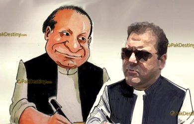 nawaz sharif, hussain nawaz,cartoon