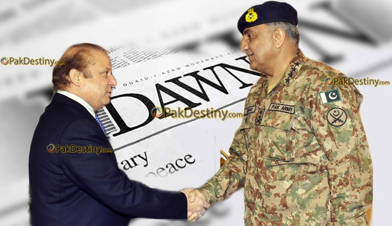 nawaz sharif, general naveed qamar bajwa,dawn leaks
