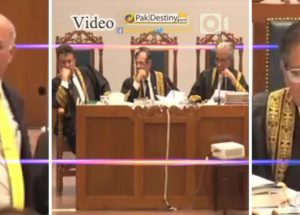 dialogue between Chief Justice and Mushahid Hussain