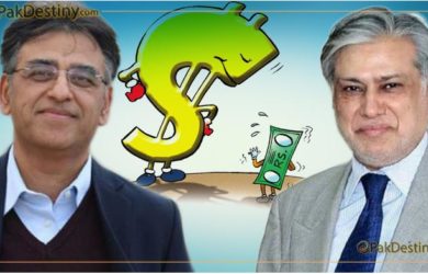 asam umar,ishaq dar,dollar to rupee comparison