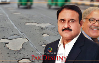 As all development work in Punjab comes to halt PTI government should consider hiring Shahbaz Sharif's services for road constructions