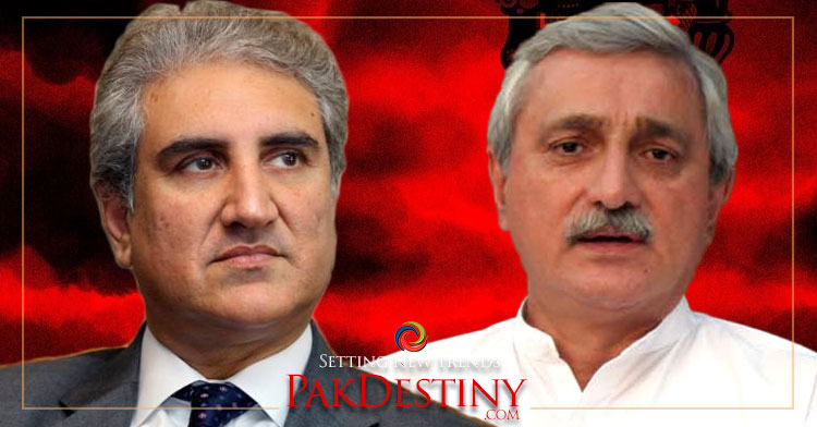  Now its official: Tareen and Qureshi draw daggers on each other's throat