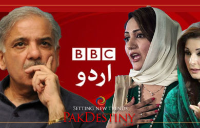 BBC in a controversy over carrying anti-Shahbaz story by a Pakistani anchor asma shirazi backed by mrayman nawaz