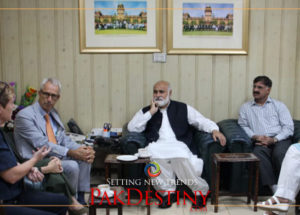 PU VC Prof Niaz Ahmed apprises European ambassadors of situation in Kashmir