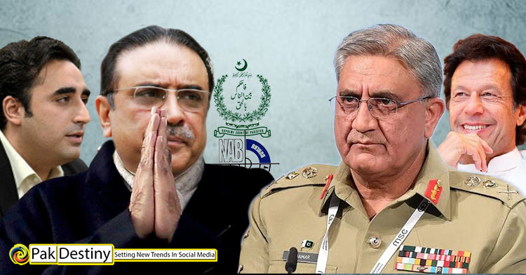 asif zardari message army cheif qamar bajwa leave country leave politics