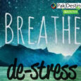 When stressed, hold your breath as, it will help negate the effects of nervousness.