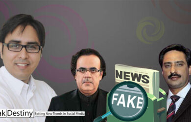 Shahbaz Gill schools and shames TV anchors Javed Chaudhry and Dr Shahid Masood on 'FAKE NEWS'
