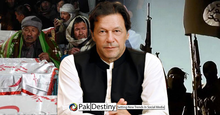 What stopping Imran Khan from visiting Hazara community? 