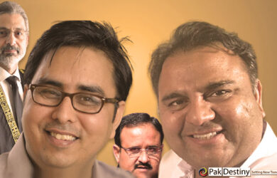 Anti-Buzdar duo -- Fawad Chaudhry and Shahbaz Gill -- gang up against Justice Isa