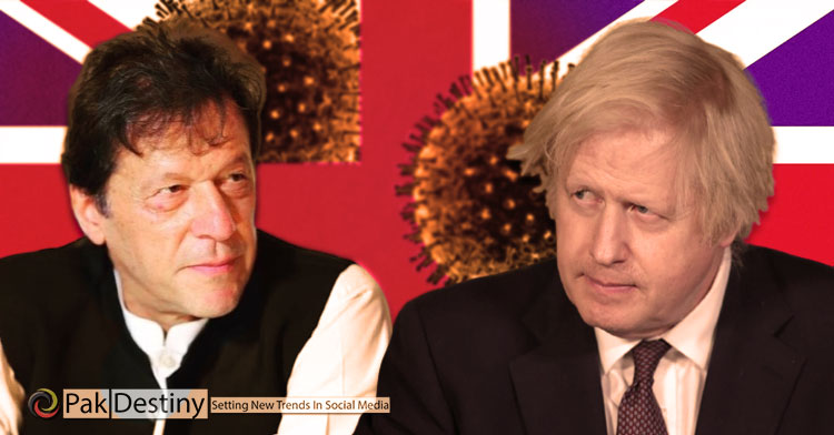 britain is responsible of covid spread in pakistan