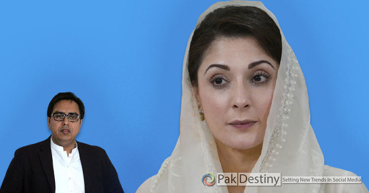 shahbaz Gill forces PMLN leader Maryam nawaz to respond him on twitter 