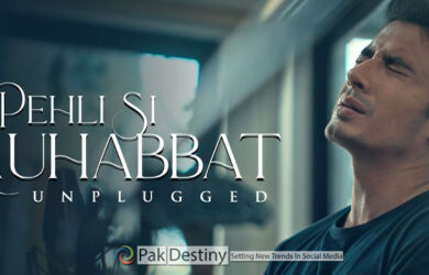 ali zafar releases ost Pehli Si Mohabbat unplugged