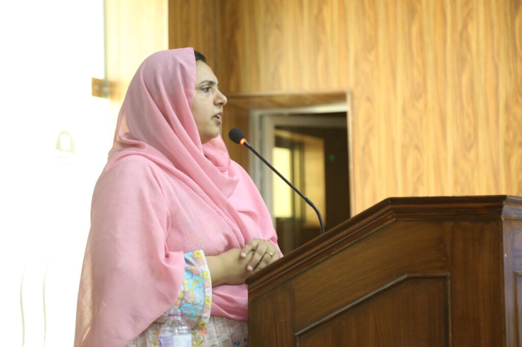Dr Sobia Zahid of media and communication studies University of Okara