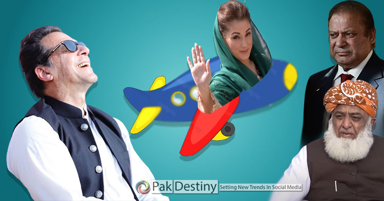 Maryam flees to London as she was not ready to take the blame of PDM humiliating defeat in yet another bypolls -- PDM extremely upset over rise of Khan