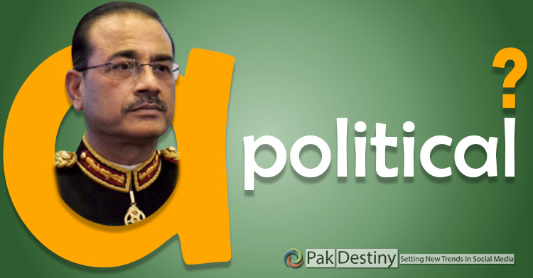 Gen Asim Munir -- widely expected to remain apolitical?