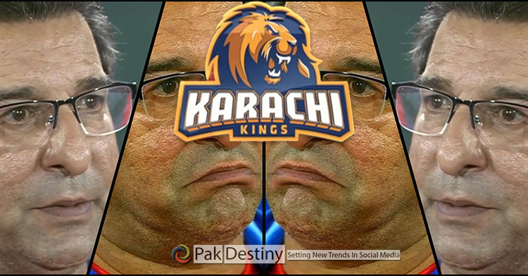 When Karachi Kings has tainted coach like Wasim Akram it bound to lose