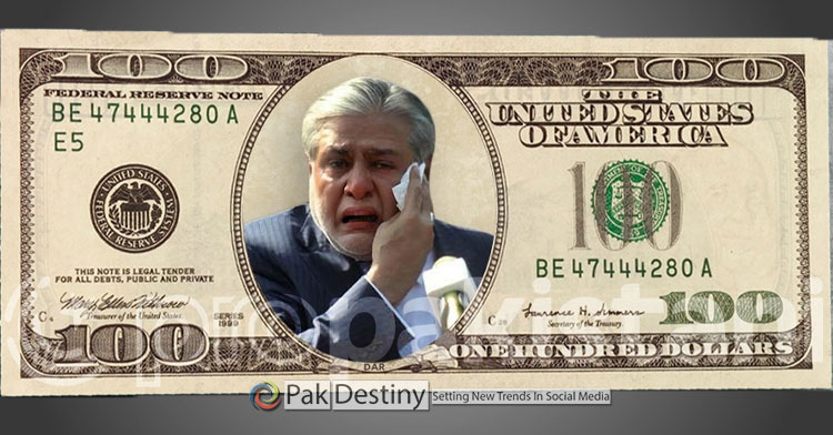 Dollar crosses Rs312 while Dar is sleeping? Dar being bashed for poorly handling economy …seems he doesn't know ABC of economy