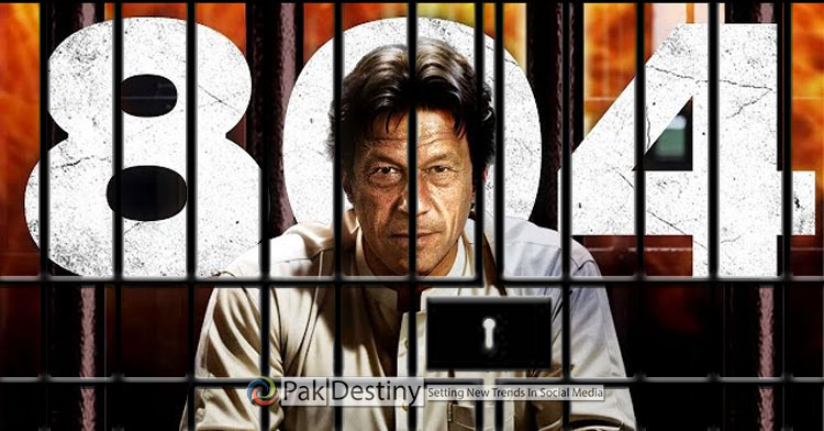 100 days of Imran Khan's detention -- a party that never was