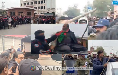 Yet another police onslaught on PTI workers protesting against massive rigging -- dozens arrested