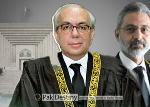 Justice Muneeb shows distrust in Qazi Faiz Isa -- exposes government plan -- Infighting in SC escalates