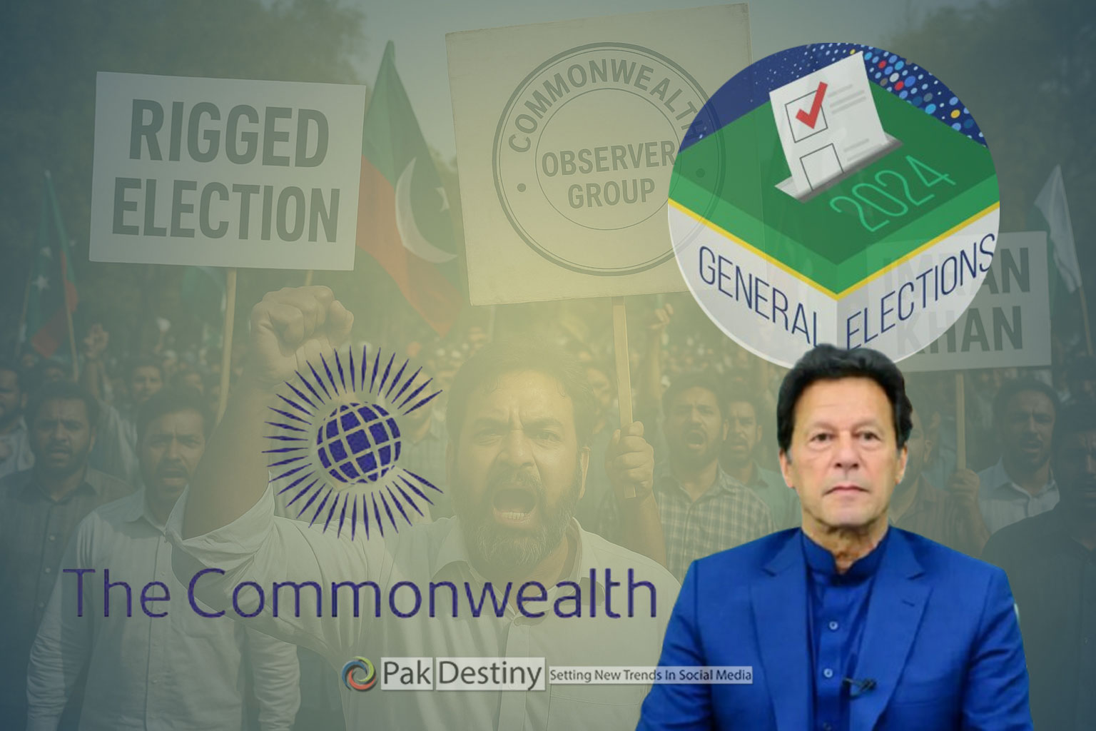 Now its stamped by Commonwealth Observer Group that Pakistan 2024 were massively rigged to oust Imran Khan’s PTI