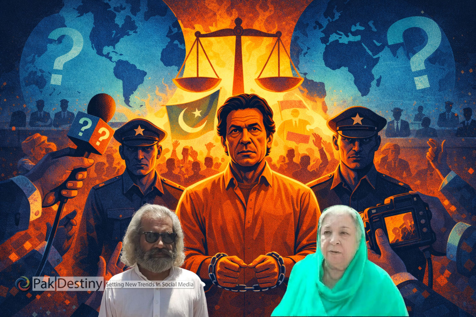 Questions being raised in Pakistan and worldwide about fairness and impartiality of a trial involving PTI leaders