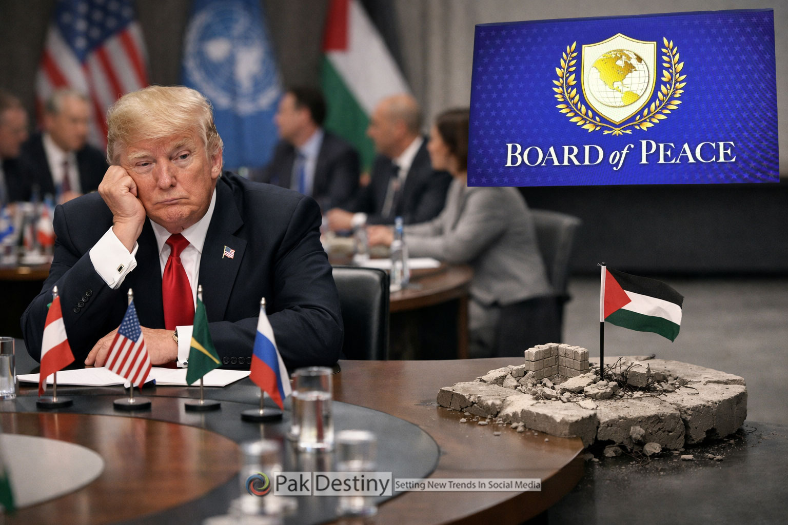 What worth Board of Peace — a Trumpian addition to the world of multilateral bodies —  without inclusion of Palestine.