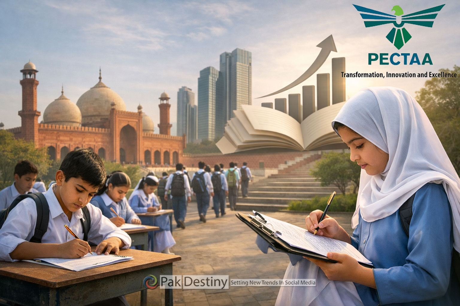 With one million students appear in V-IIII exams this month, the Punjab Curriculum, Training and Assessment Authority (PECTAA) heralds a new era in education in Punjab