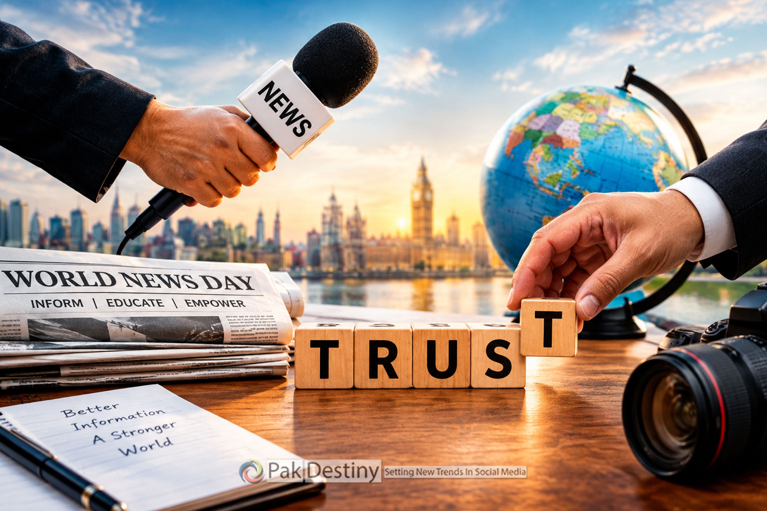 World News Day: Trust must be earned